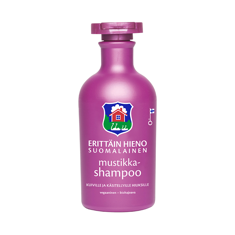 Erittain Hieno Suomalainen Mustikkashampoo