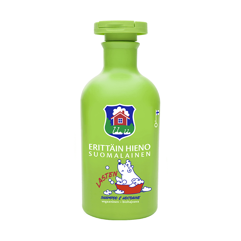 Lasten shampoo ja hoitoaine